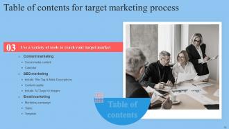 Target Marketing Process Powerpoint Presentation Slides Strategy CD V Aesthatic Appealing