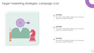 Target Marketing Strategies Campaign Icon