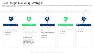 Target Marketing Strategies Local Target Marketing Strategies Ppt Powerpoint Presentation Slides Design Templates