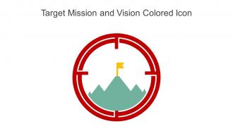 Target Mission And Vision Colored Icon In Powerpoint Pptx Png And Editable Eps Format