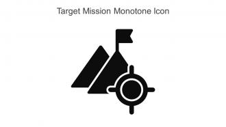 Target Mission Monotone Icon In Powerpoint Pptx Png And Editable Eps Format