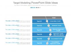 Target modelling powerpoint slide ideas