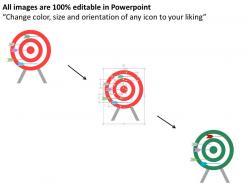 Target of quality management flat powerpoint design
