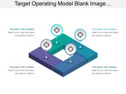Target operating model blank image with four locators image
