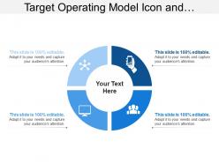 Target operating model icon and quadrants