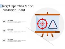 Target operating model icon inside board