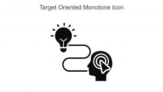 Target Oriented Monotone Icon In Powerpoint Pptx Png And Editable Eps Format