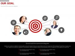 Target our goal and social networking powerpoint slides
