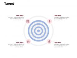 Target our goal arrows c867 ppt powerpoint presentation file topics