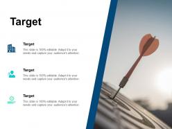 Target our goal b168 ppt powerpoint presentation file shapes