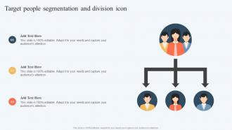 Target People Segmentation And Division Icon