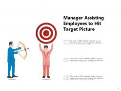 Target Picture Business Decision Progression Employees Organizations Assisting Arrows