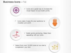 Target plan to goal profit idea resource ppt icons graphics
