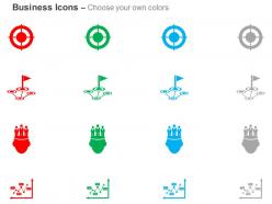 Target plan to goal profit idea resource ppt icons graphics