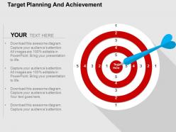 Target planning and achievement flat powerpoint design