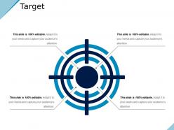 Target powerpoint slide information