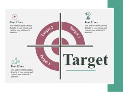 Target ppt infographic template graphics download