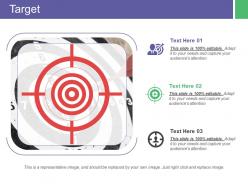 Target ppt infographics graphics example
