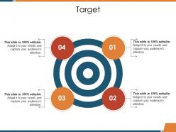 Target ppt visual aids diagrams