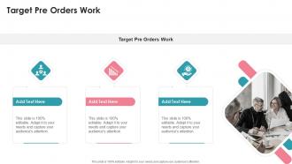 Target Pre Orders Work In Powerpoint And Google Slides Cpb
