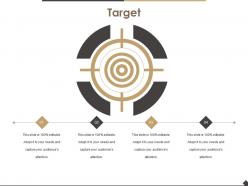 Target presentation portfolio