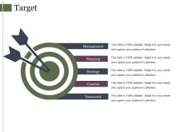 Target presentation slides