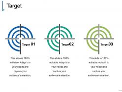 Target presentation visuals template 1