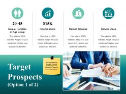 Target prospects ppt presentation examples template 1