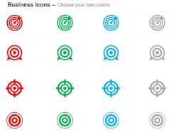 Target purpose mark achievement selection ppt icons graphics