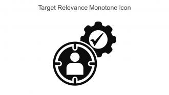 Target Relevance Monotone Icon In Powerpoint Pptx Png And Editable Eps Format