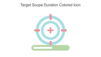 Target Scope Duration Colored Icon In Powerpoint Pptx Png And Editable Eps Format