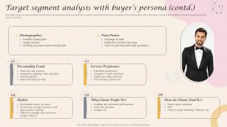 Target Segment Analysis With Buyers Persona Contd Infant Care Center BP SS Content Ready