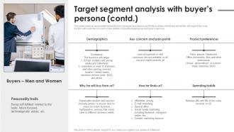 Target Segment Analysis With Buyers Persona Sample Office Depot BP SS Professionally Researched