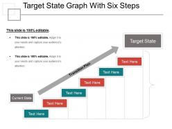 Target state graph with six steps