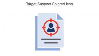 Target Suspect Colored Icon In Powerpoint Pptx Png And Editable Eps Format
