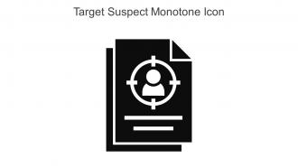 Target Suspect Monotone Icon In Powerpoint Pptx Png And Editable Eps Format