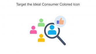 Target The Ideal Consumer Colored Icon In Powerpoint Pptx Png And Editable Eps Format
