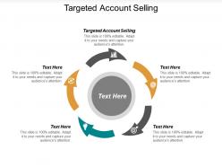 Targeted account selling ppt powerpoint presentation icon slide portrait cpb