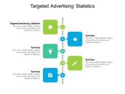 Targeted advertising statistics ppt powerpoint presentation slides clipart images cpb