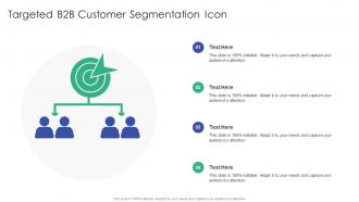 Targeted B2B Customer Segmentation Icon