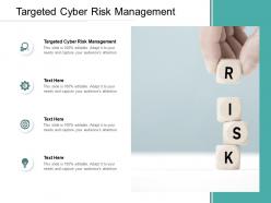 Targeted cyber risk management ppt powerpoint presentation summary files cpb