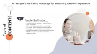 Targeted Marketing Campaign For Enhancing Customer Experience Complete Deck Customizable Downloadable