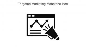 Targeted Marketing Monotone Icon In Powerpoint Pptx Png And Editable Eps Format
