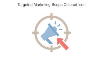 Targeted Marketing Scope Colored Icon In Powerpoint Pptx Png And Editable Eps Format