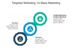 Targeted marketing vs mass marketing ppt powerpoint presentation infographic template elements cpb