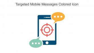 Targeted Mobile Messages Colored Icon In Powerpoint Pptx Png And Editable Eps Format
