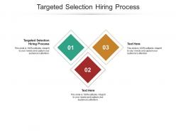 Targeted selection hiring process ppt powerpoint presentation infographics outline cpb