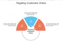 Targeting customers online ppt powerpoint presentation infographics infographic template cpb