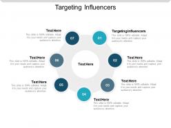 Targeting influencers ppt powerpoint presentation styles outfit cpb