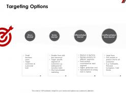 Targeting Options Market Ppt Powerpoint Presentation Model Maker